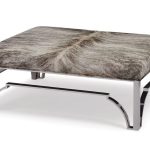 Cyra Chrome Ottoman