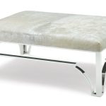 Cyra Chrome Ottoman