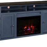 84" Fireplace Console w/ 2 Doors