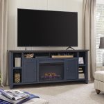 84" Fireplace Console w/ 2 Doors