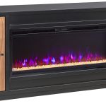 82" Fireplace Console w/ 42" Insert