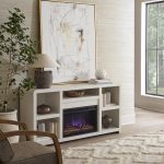 66" Fireplace Console