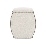 Delta Fabric Ottoman