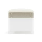 Jasper Leather Ottoman