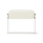 Jasper Leather Ottoman
