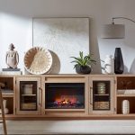 97" Fireplace Console