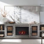 97" Fireplace Console