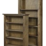Bookcase 84"H 1 fixed & 4 adj shelves