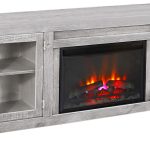 97" Fireplace Console w/ 4 Doors