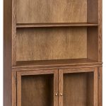 74" Bookcase w/ 2 Doors
