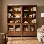 74" Bookcase w/ 2 Doors