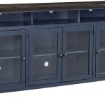 74" Highboy Console w/ 4 Doors
