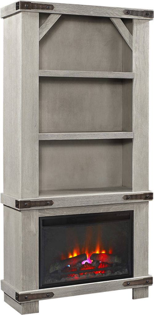 74" Fireplace Display Case