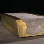 Aurum Brass Long Coffee Table