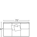 Colby Armless Sofa