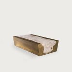 Aurum Brass Long Coffee Table