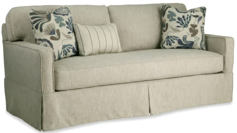 Craftmaster 2 Over 1 Sofa W/Slipcover