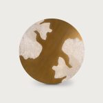 Aurum Brass Round Dining Table