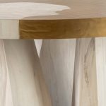 Aurum Brass Round Dining Table
