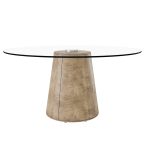 Round Glass Table – Base MX