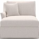 Henri Skirted Chaise LAF - Special Order