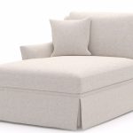 Henri Skirted Chaise LAF - Special Order