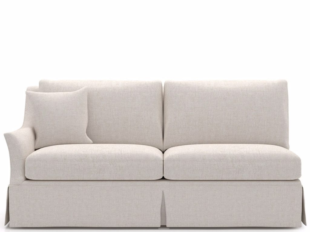 Henri Skirted Loveseat LAF - Special Order