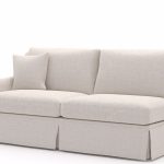 Henri Skirted Loveseat LAF - Special Order