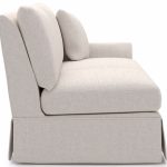 Henri Skirted Loveseat RAF - Special Order