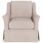 Henri Skirted Swivel Chair - Special Order