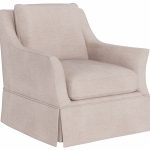 Henri Skirted Swivel Chair - Special Order