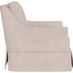 Henri Skirted Swivel Chair - Special Order