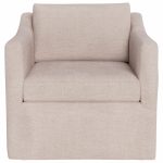 Asher Slipcover Swivel Chair Outdoor-Special Order