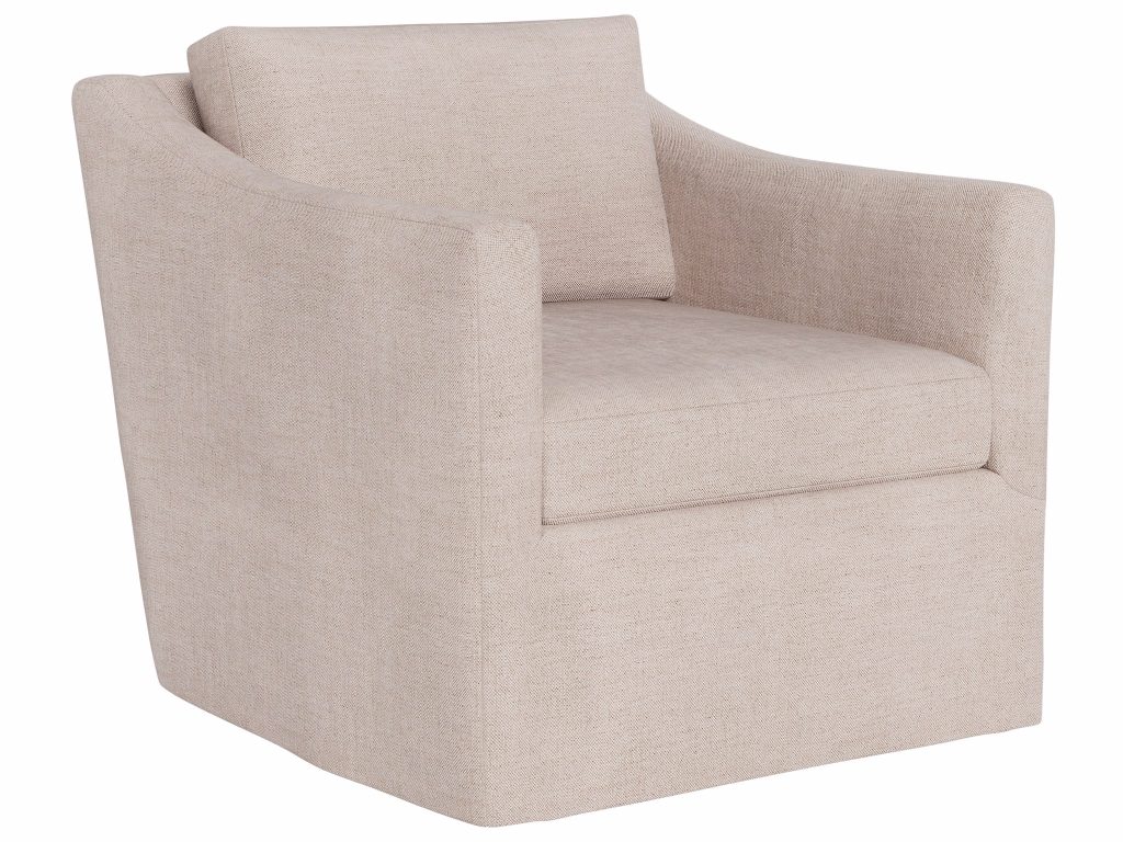 Asher Slipcover Swivel Chair Outdoor-Special Order