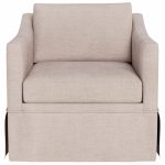 Asher Skirted Swivel Chair - Special Order