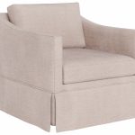 Asher Skirted Swivel Chair - Special Order