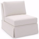 Madison Skirted Armless Chair - Special Order