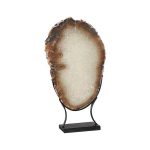 Agate Slab Sculpture On Stand