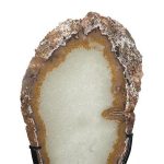 Agate Slab Sculpture On Stand