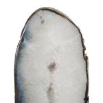 Agate Slab Sculpture On Stand