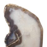 Agate Slab Sculpture On Stand