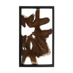 Framed Root Wall Art, Rectangle, Black