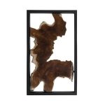 Framed Root Wall Art, Rectangle, Black