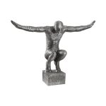 Outstretched Arms Sculpture, Aluminum, Small