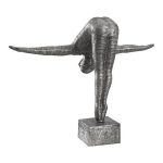 Diving Sculpture, Aluminum, Small