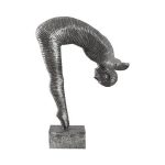 Diving Sculpture, Aluminum, Small