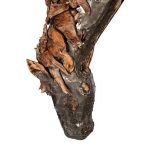 Mustang Horse Armored  Sculpture, Grazing, Natural Bronze Finish