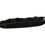 Onyx Canoe Bowl, Black, Small