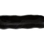 Aragonite Canoe Bowl, Black, Medium