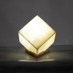 Onyx Lamp On Base, Square